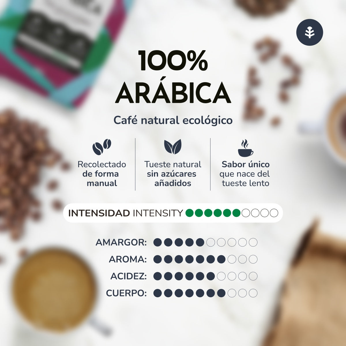 Café moído Eco 100% Arábica Planeta Huerto 250 g