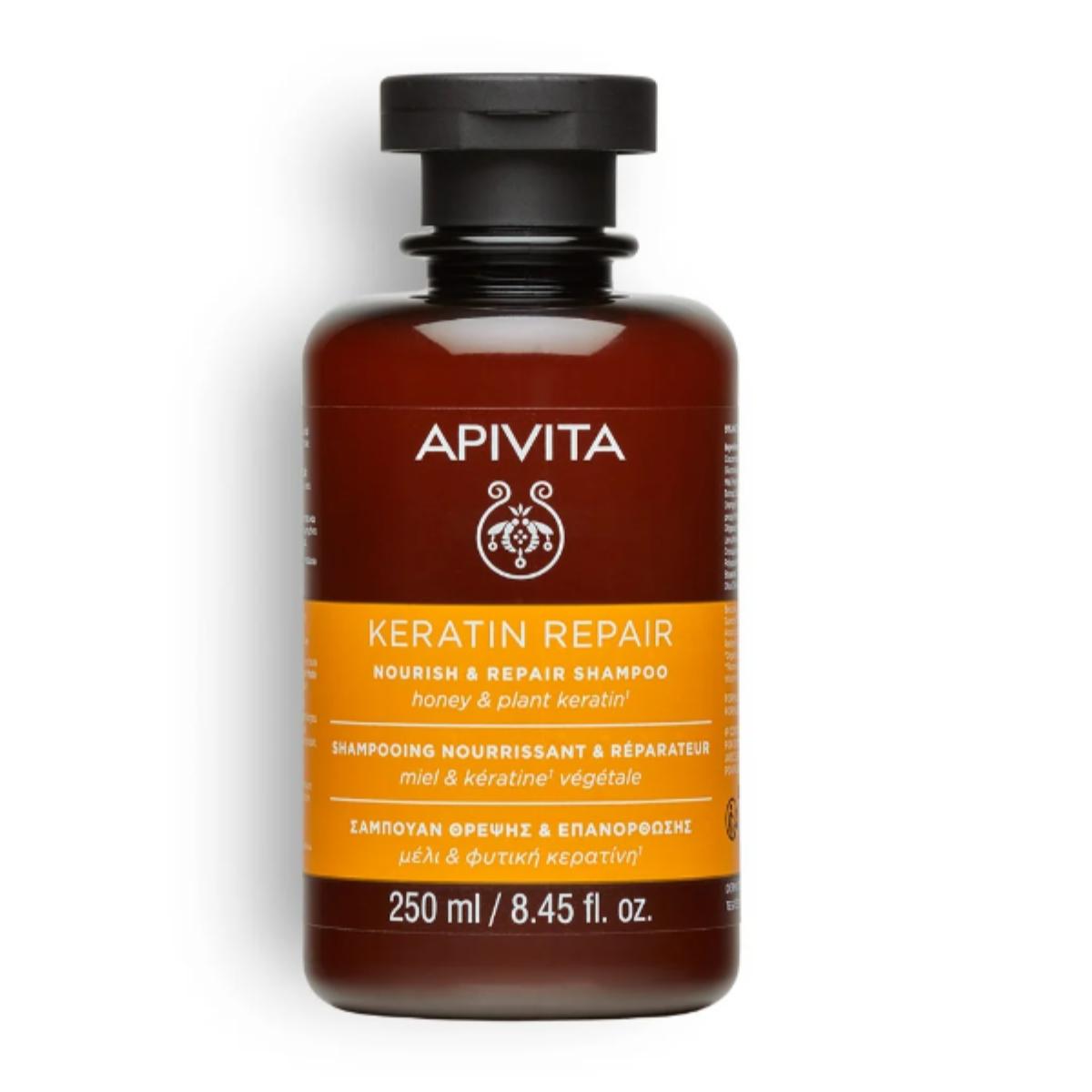Champô Nutritivo e Reparador Apivita Keratin Repair 250 ml