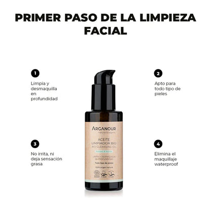 Óleo de Limpeza Facial Arganour 100ml