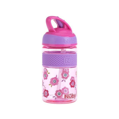 Copo com tetina rígida 360ml + 3a Nûby Azul
