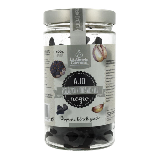 Alho preto em recipiente de vidro, La Abuela Carmen, 400g