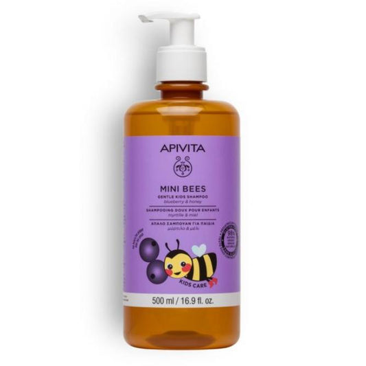 Champô Suave Infantil Apivita Mirtilo e Mel 500 ml