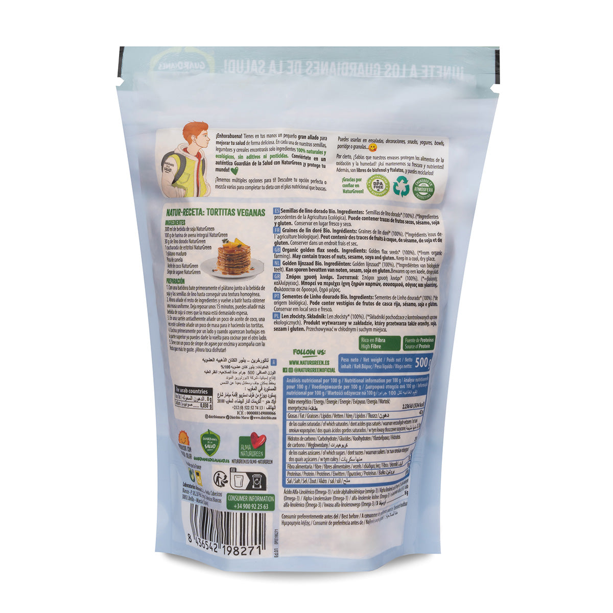 Linho Dourado Naturgreen 500 g