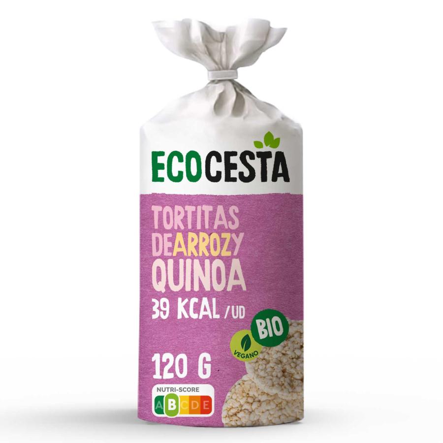 Bolinhos de Arroz e Quinoa Biológicos Ecocesta 120 g