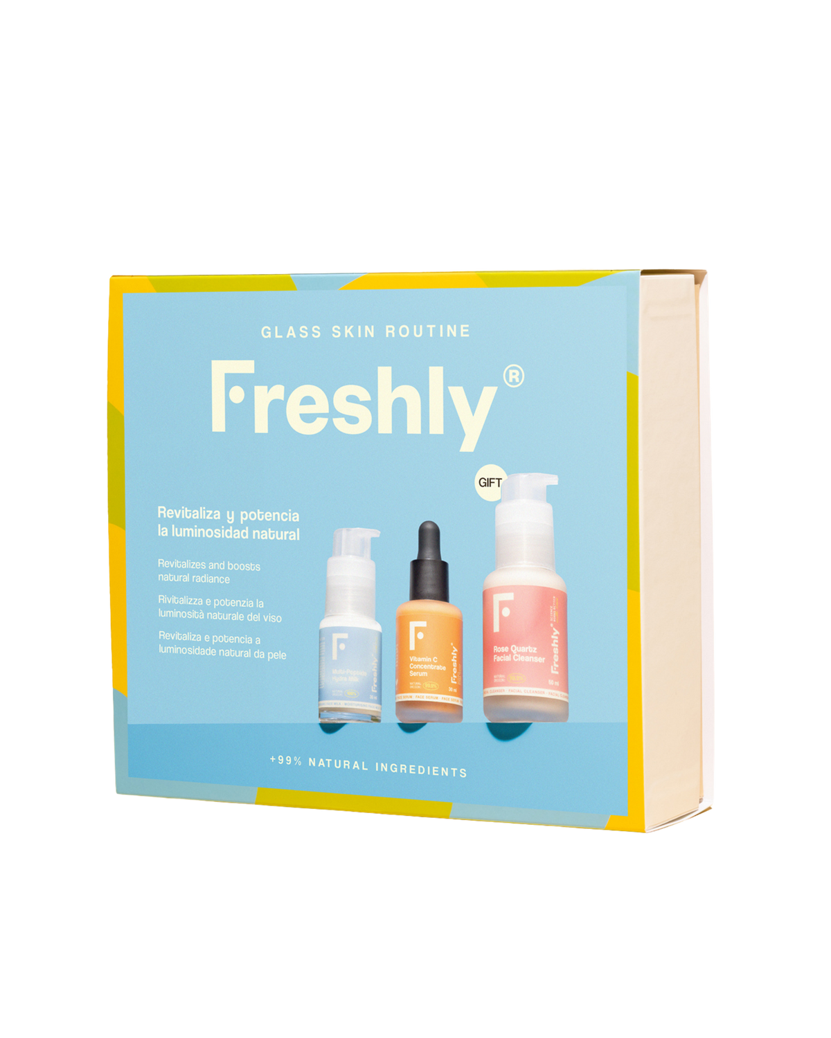 Glass Skin Routine Freshly Cosmetics 2 x 30 ml + 50 ml