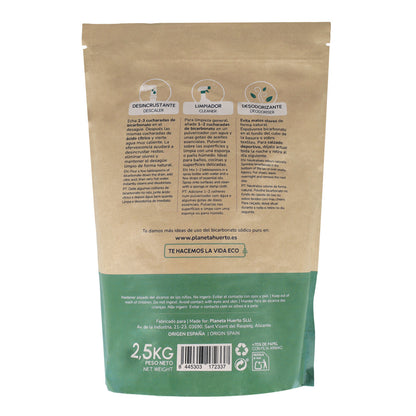 Bicarbonato de sódio Planeta Huerto 2,5 Kg