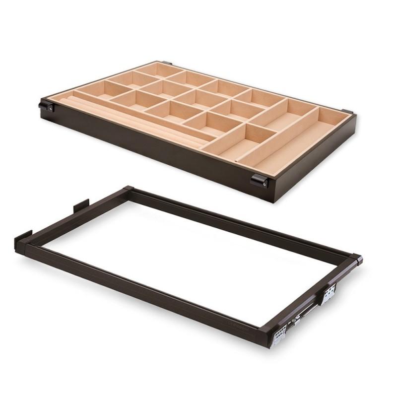 Kit Porta-Joias e Moldura Guia Emuca, Módulo Ajustável 60