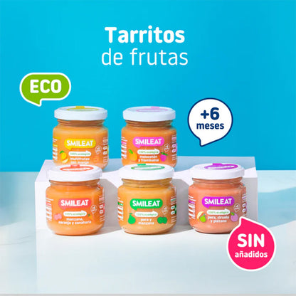 Smileat Organic Pêra e Maçã Pote +6 meses 130 g