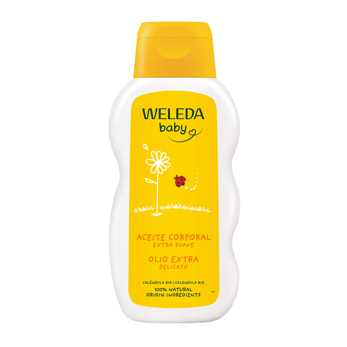 Óleo Corporal de Calêndula Weleda Baby, 200ml