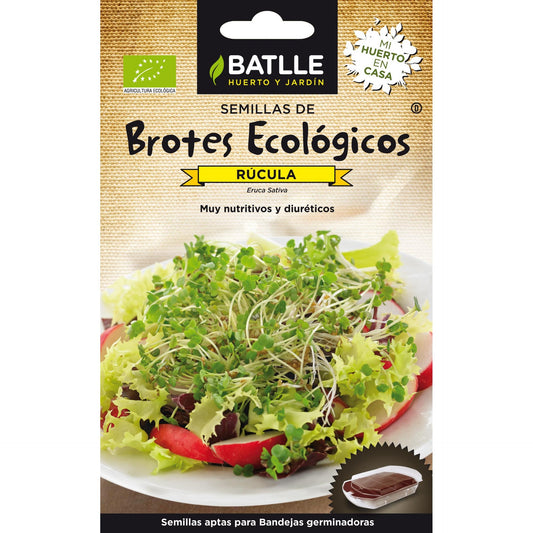 Sementes de rúcula biológicas Batlle para rebentos
