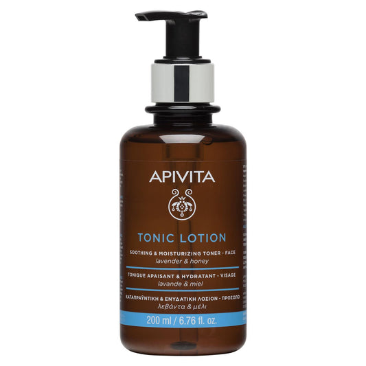 Loção tónica facial 2 em 1 com lavanda e mel 200 ml Apivita