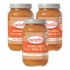Embalagem com 3 pedaços de vegetais, bulgur, frango e bebida de coco Babybio 200 g