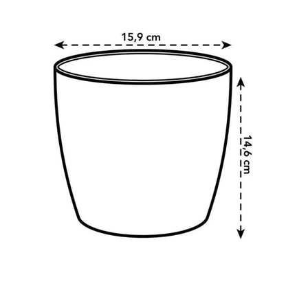 Coleção Elho Coffee Vaso Redondo Reciclado 18 cm