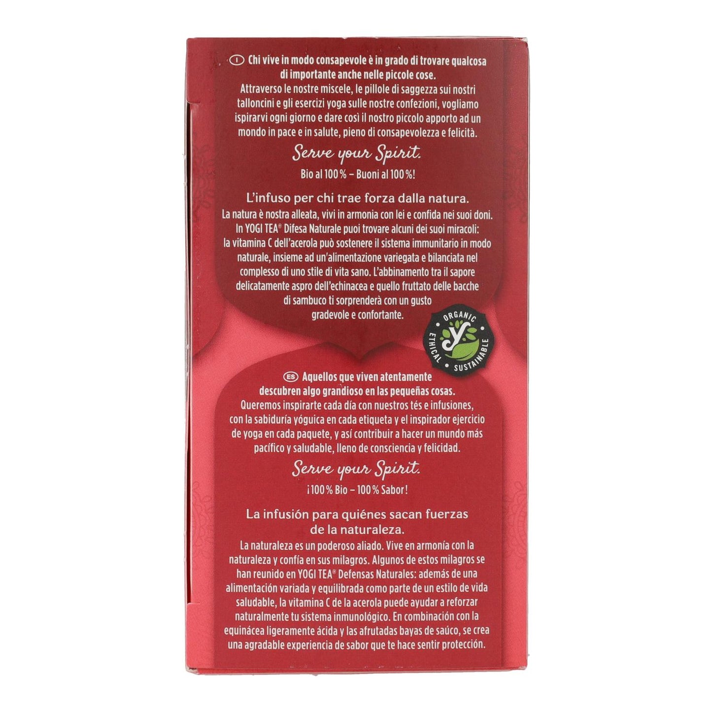 Yogi Tea BIO Defesas Naturais, 17 saquetas de chá