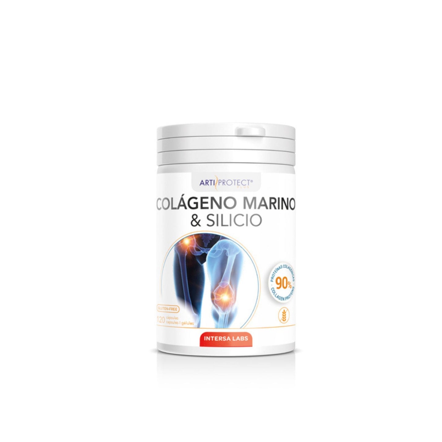 Colagénio Marinho + Silício 120 Cápsulas Intersa 