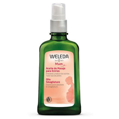 Embalagem de 2 óleos de massagem anti-estrias, Weleda, 100ml