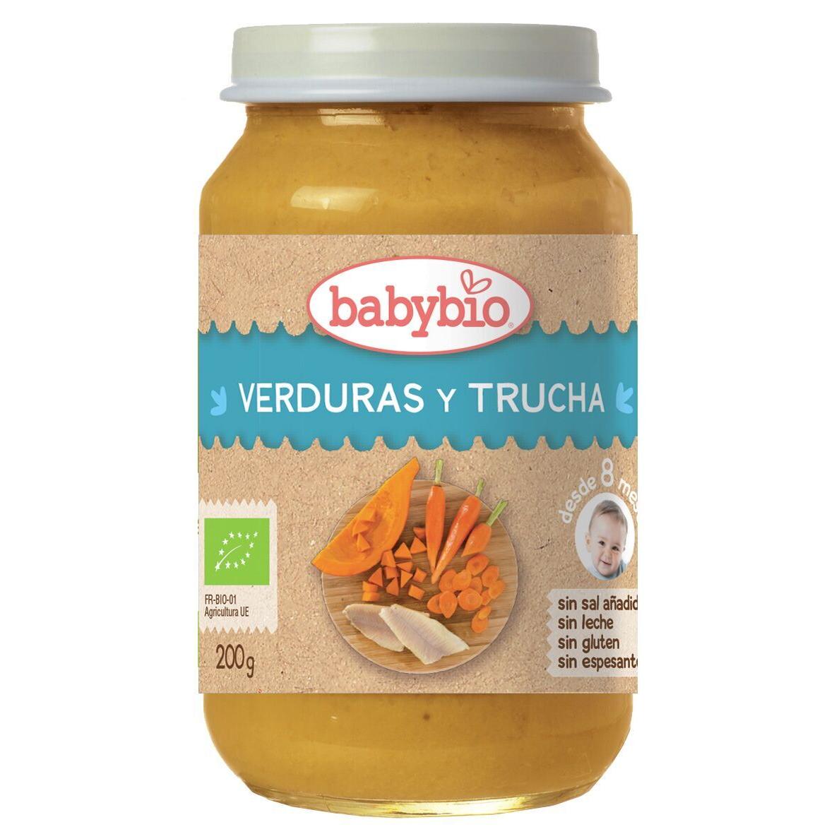Babybio Legumes e Truta Pote 200g