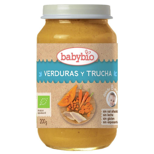 Babybio Legumes e Truta Pote 200g