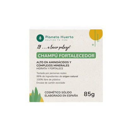 Champô Sólido Fortalecedor Planeta Huerto com Aminoácidos 85 g