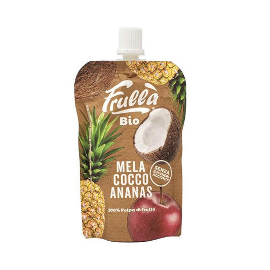 Saco Sumo Puré Maçã, Coco e Ananás Frulla 100 gr
