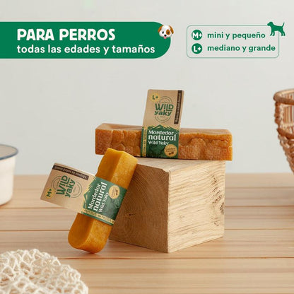 Mordedor Wild Yaky Golden Himalayan Yak Milk Bar com Cúrcuma Wild Balance 1 unidade