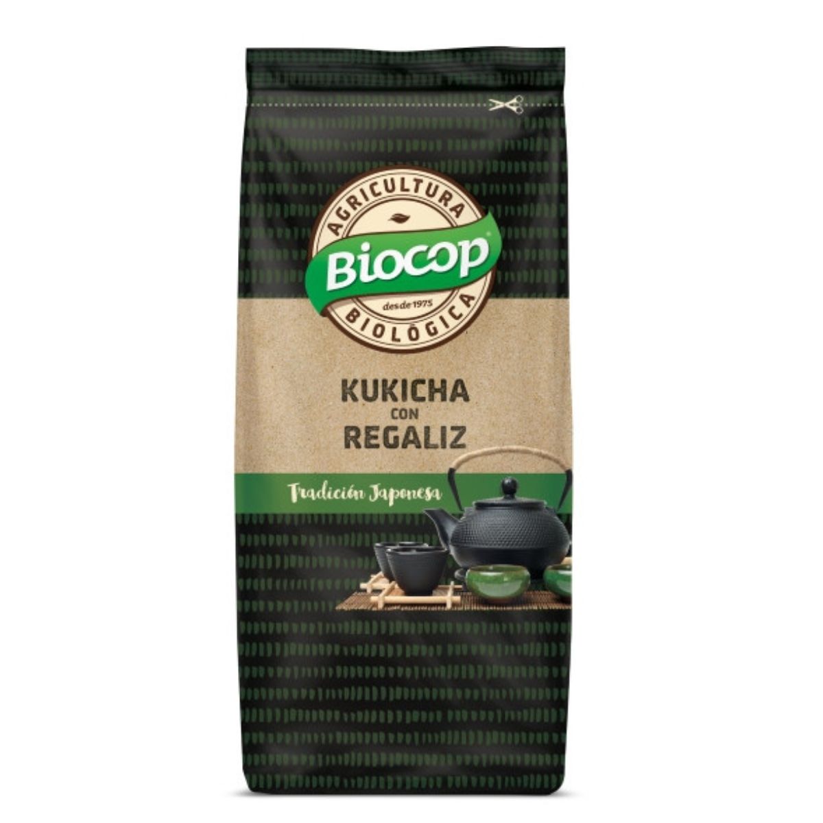 Chá Kukicha 3 anos com Alcaçuz Biocop 75 g