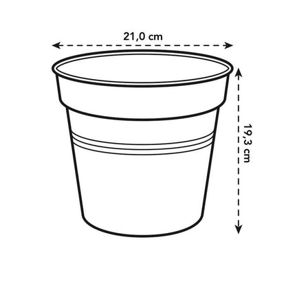 Vaso Elho Antracite 30 cm da Green Basics