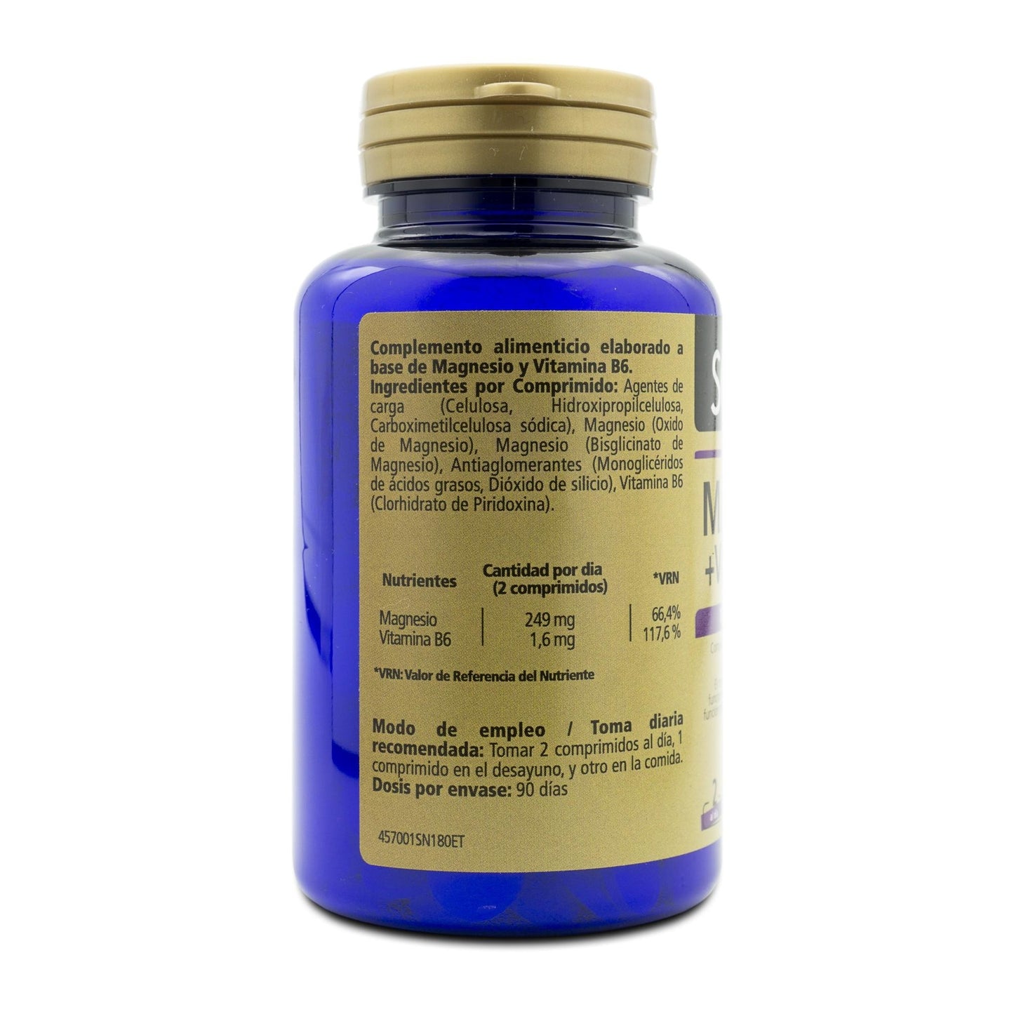 Magnésio + Vitamina B6 SANON 180 comprimidos de 500 mg