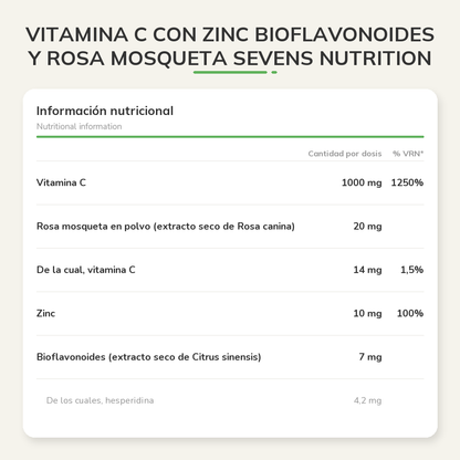 Información nutricional