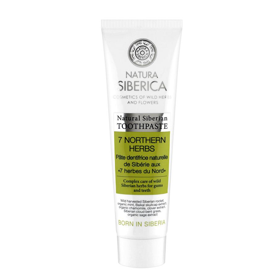 Pasta de dentes natural siberiana, 7 ervas nórdicas Natura Siberica 100 g