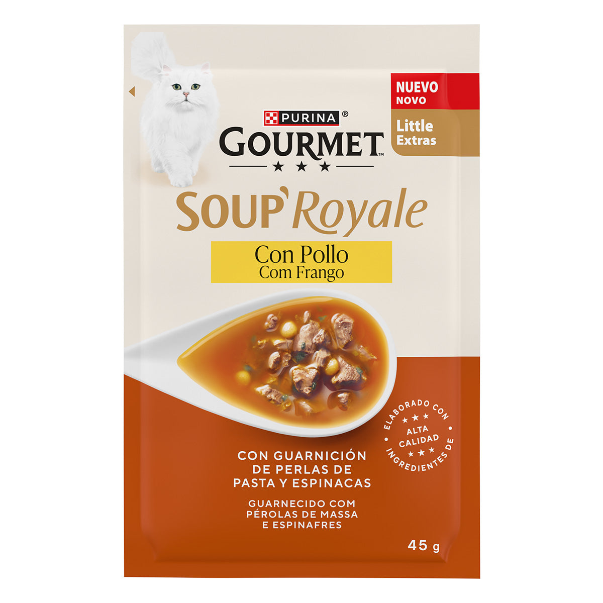 Sopa GOURMET Nature's Creations com guarnição natural de frango e vegetais 40 g