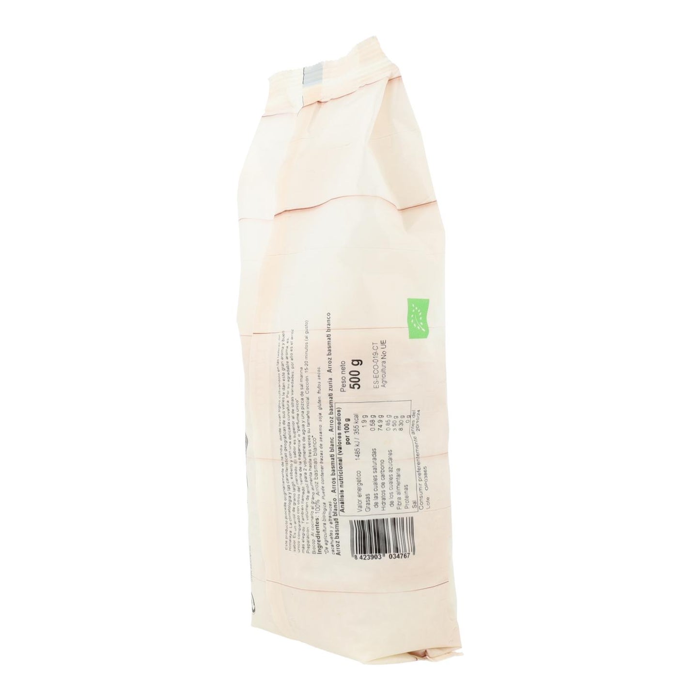 Arroz Basmati Branco Biológico Biocop 500 g