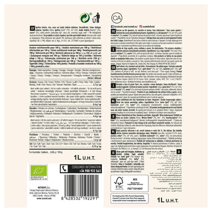 Bebida Espelta, Avellana y Avena Bio Ecomil 1L