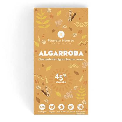 Tablete de alfarroba e cacau ECO Planeta Huerto 70 g