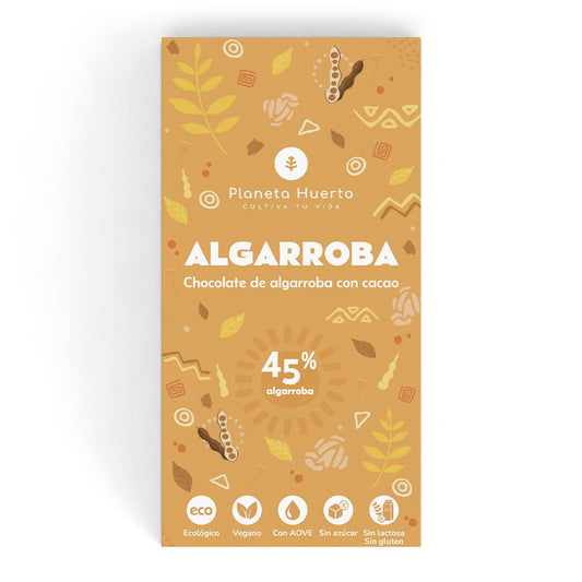 Tablete de alfarroba e cacau ECO Planeta Huerto 70 g