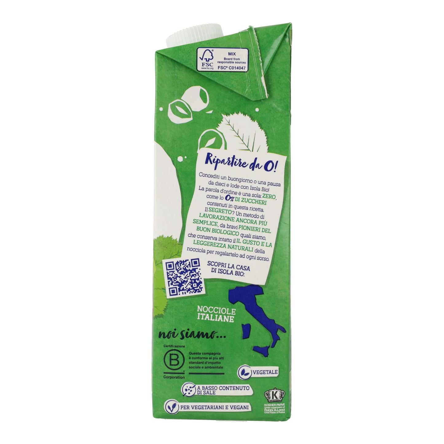 Bebida de Avelã Isola Bio BIO 1 L