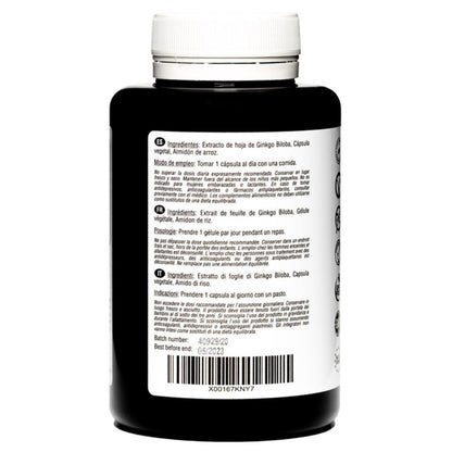 Ginkgo Biloba 6000 mg Hivital 210 cápsulas vegan