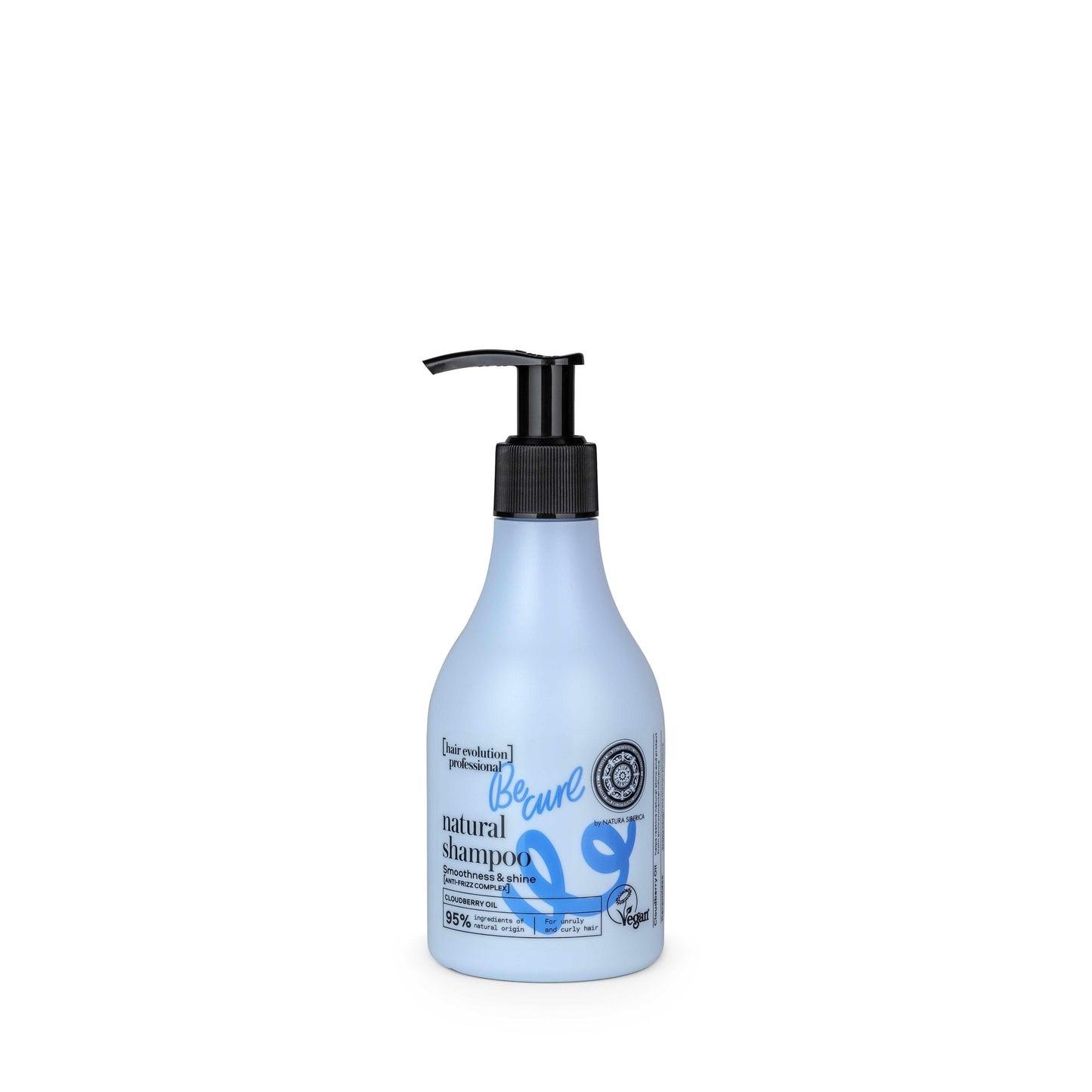 Champô Natural «Be curl» Natura Siberica suavidade e brilho 245 ml
