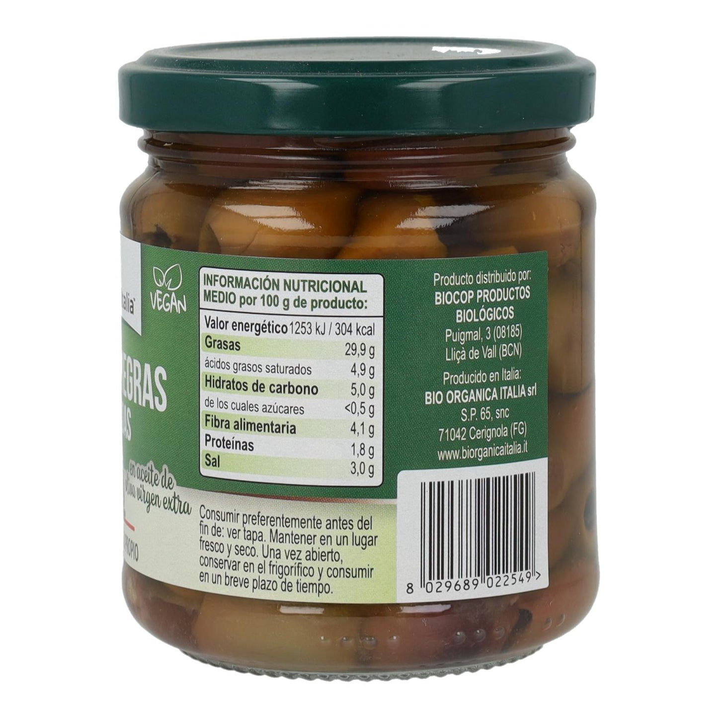 Azeitonas Bio Mix Biológicas Itália 350 gr
