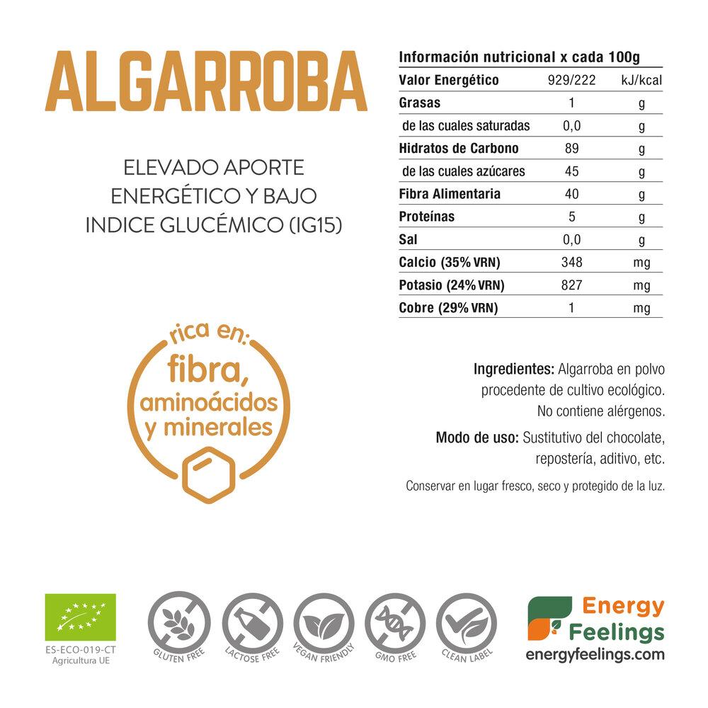 Energy Feelings Pó de alfarroba 1 kg