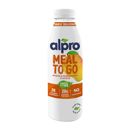 Bebida de Soja con Avena con sabor a Mango y Maracuyá To Go Mango/Fruta De La Pasion  Alpro 1L