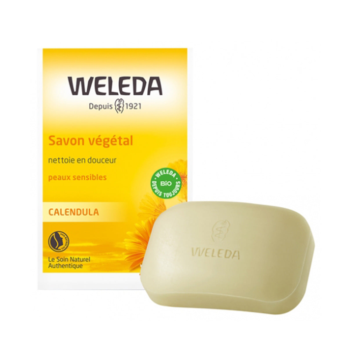 Sabonete Vegetal Sólido de Calêndula Weleda 100g