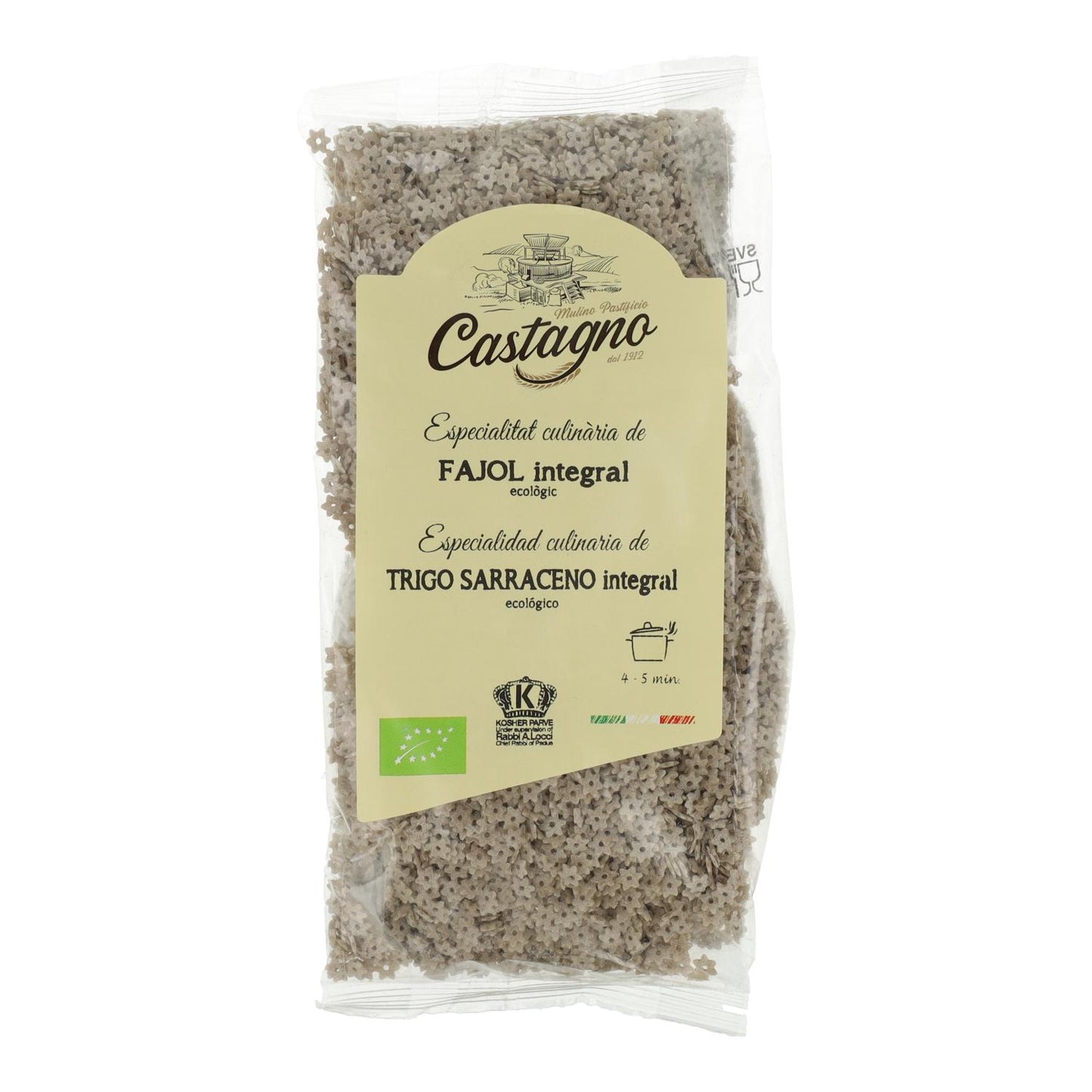 Estrelas de Trigo Sarraceno Biológicas Castagno 250 g
