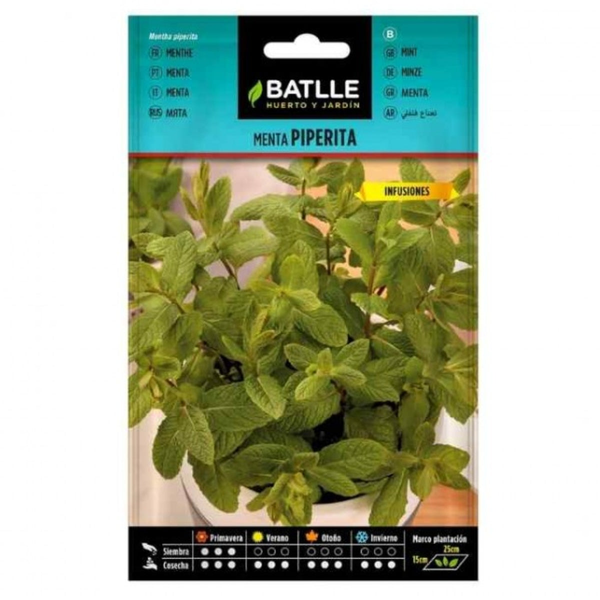 Sementes de hortelã-pimenta Batlle