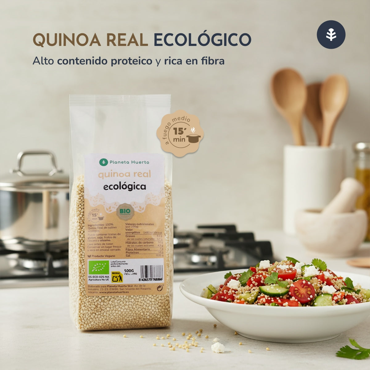 Quinoa Real ECO Planeta Huerto 500 g