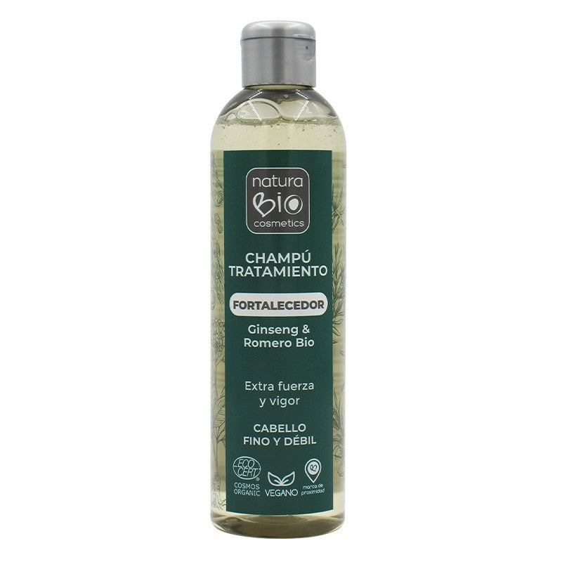 Champô Tratamento Fortalecedor Ginseng &amp; Alecrim Bio 250 ml NaturaBIO