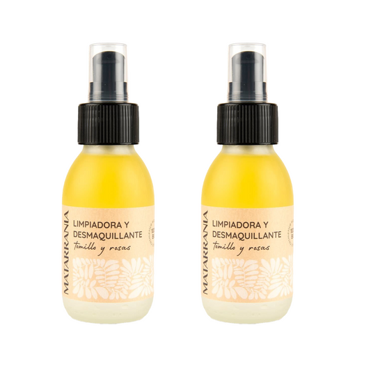 Pack de 2 Loções de Limpeza e Desmaquilhante Bio Matarrania 100ml