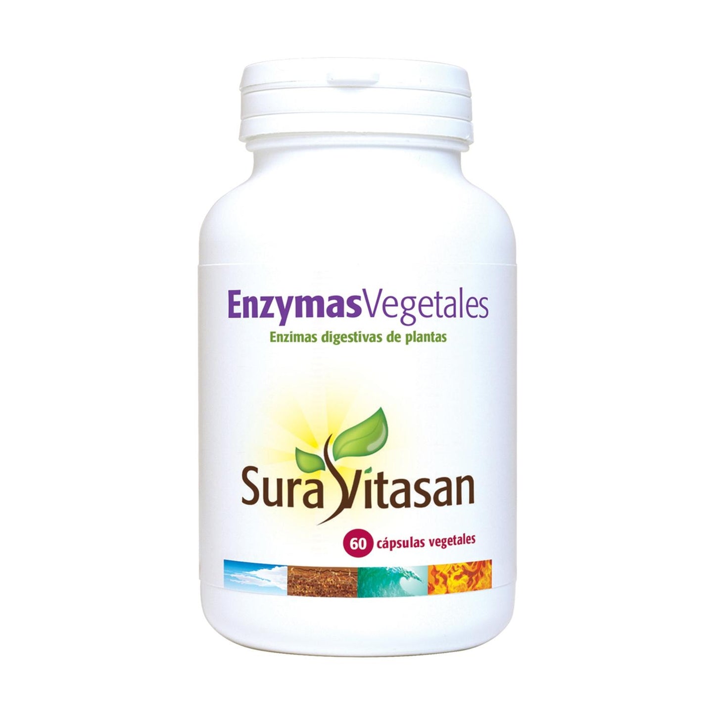 Enzimas Vegetais 60 Cápsulas Sura Vitasan