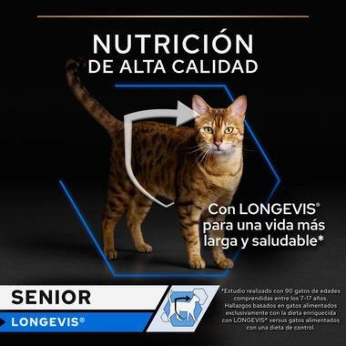 Pro Plan Cat Senior 7+ Longevis Mousse com Atum Purina 85 g