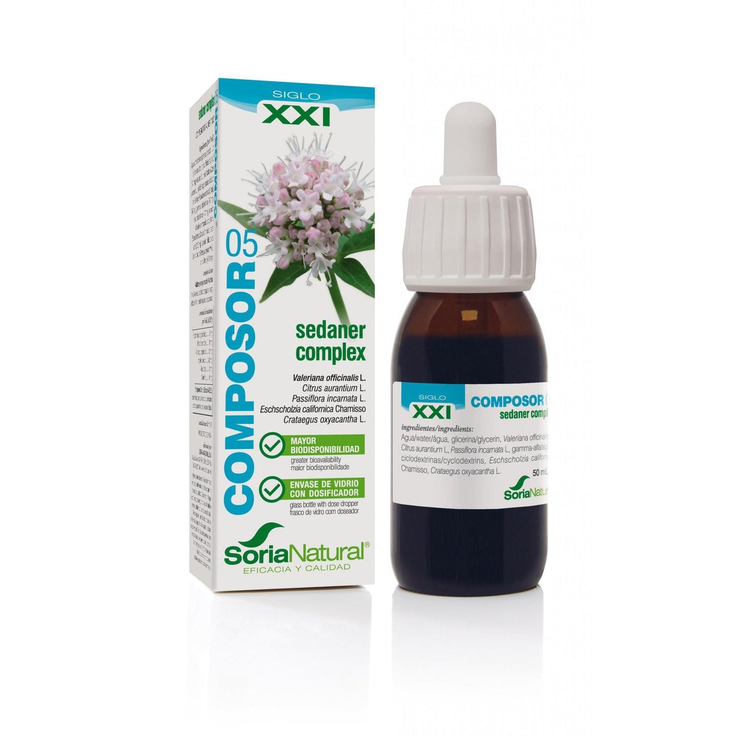Composor 5 Valerian Complex XXI Soria Natural 50 ml